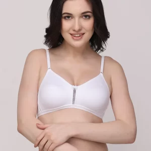 Smoothing T-Shirt Bra-White