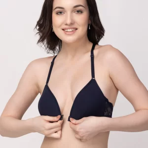 Non-Wired Lightly Padded Medium Coverage Women’s Front-Open Bra
