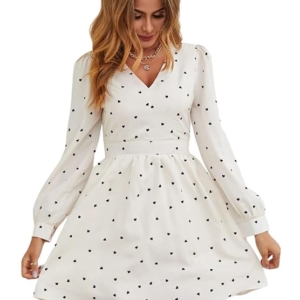 Summer Dresses for Women – Short One Piece A-Line Midi Dress | Lightweight Vacation Wear & Daily Casual Outfit（White）