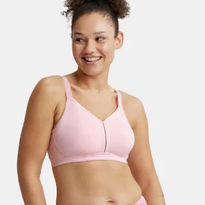Super Combed Cotton Elastane Stretch Full Coverage Minimizer Bra